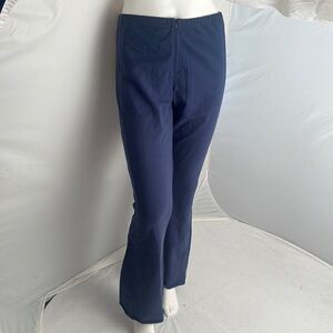 Express navy blue vintage Y2K front zip activewear yoga bootcut pants